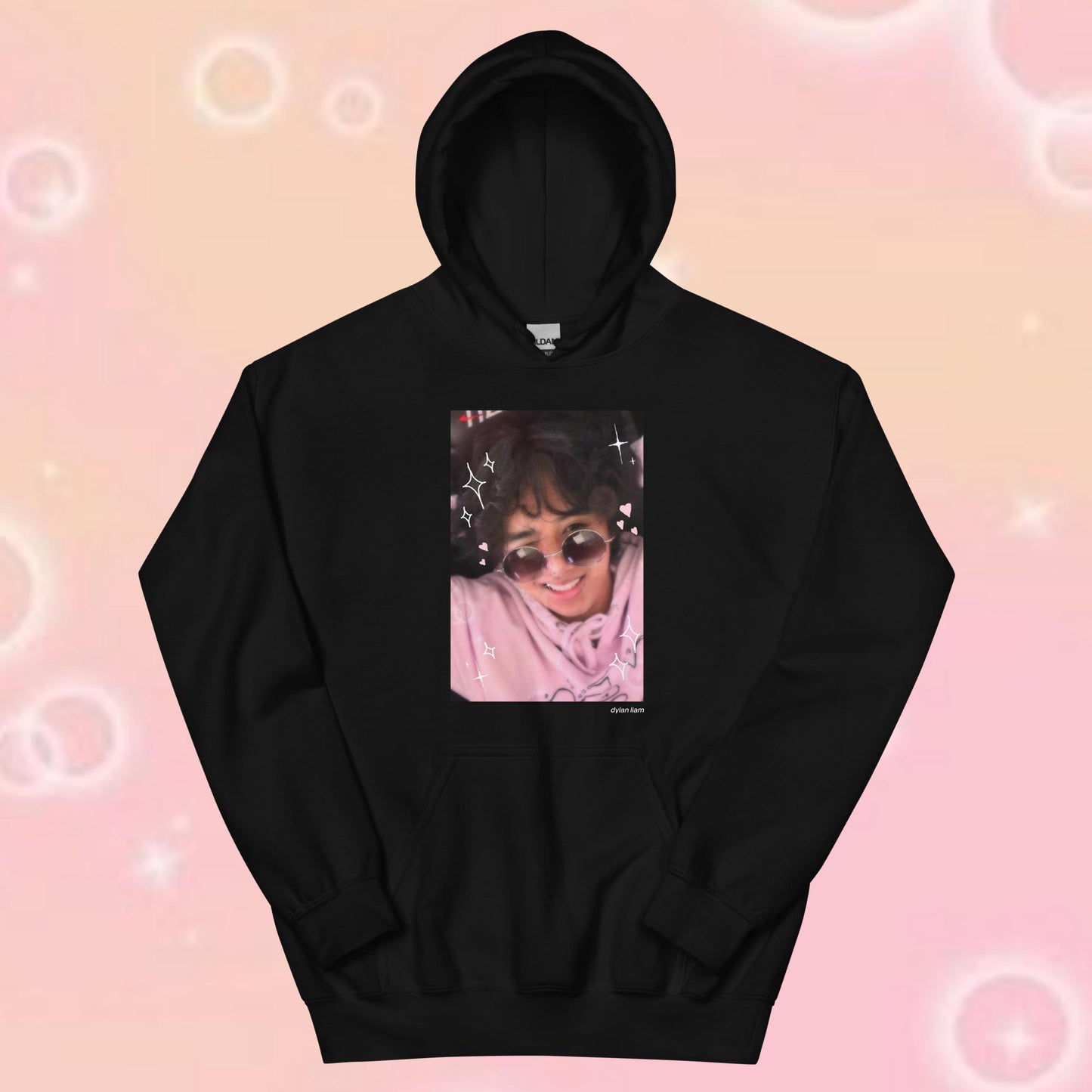 'shoujo manga liam' black hoodie