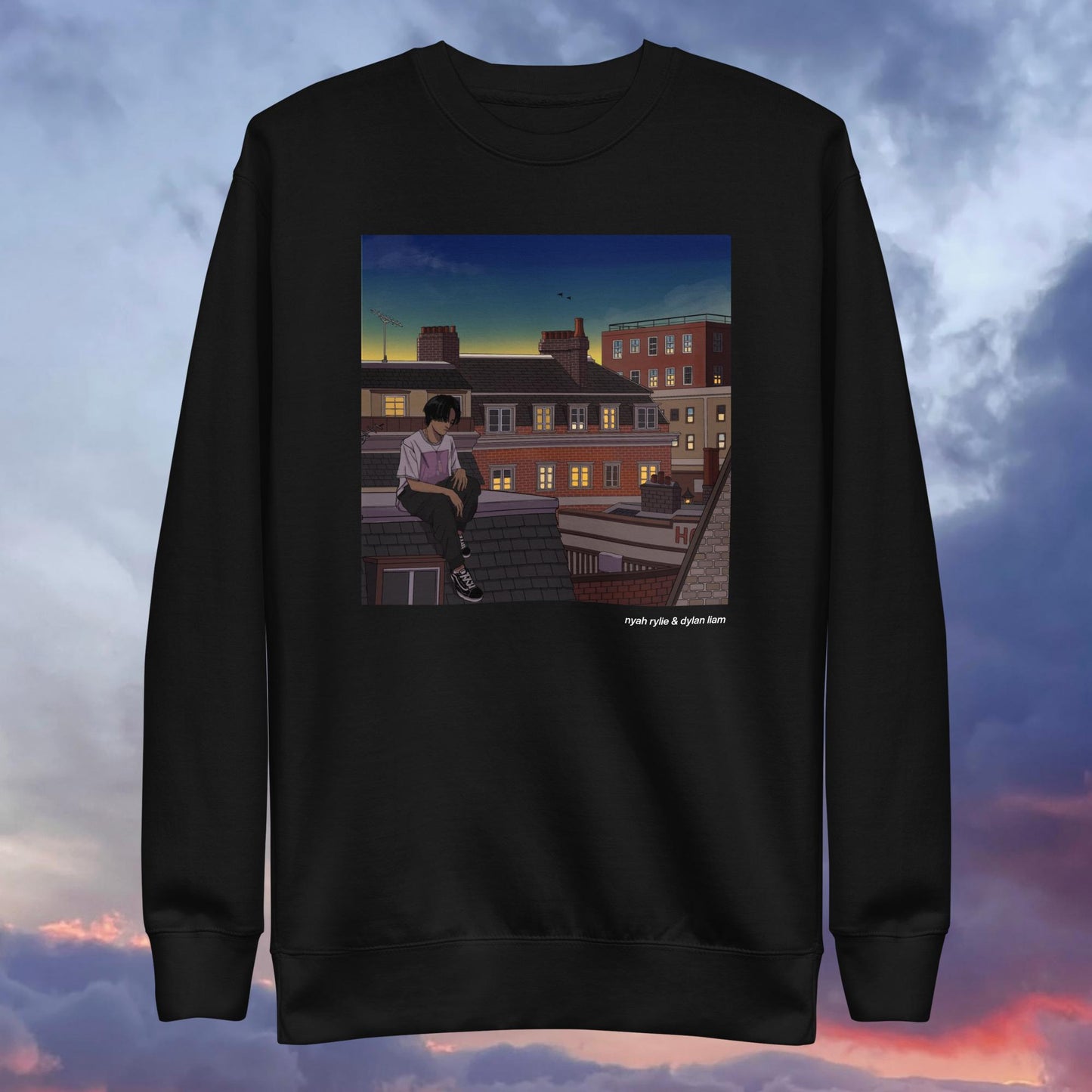 'songs that sound the same' black sweatshirt